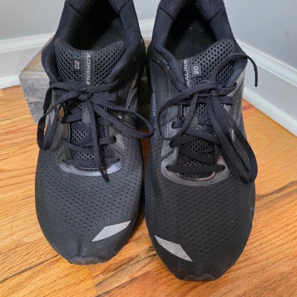 Brooks Adrenaline GTS 20 Running Shoes All Black GTS XX Men's Size 12 extra wide - Picture 4 of 7
